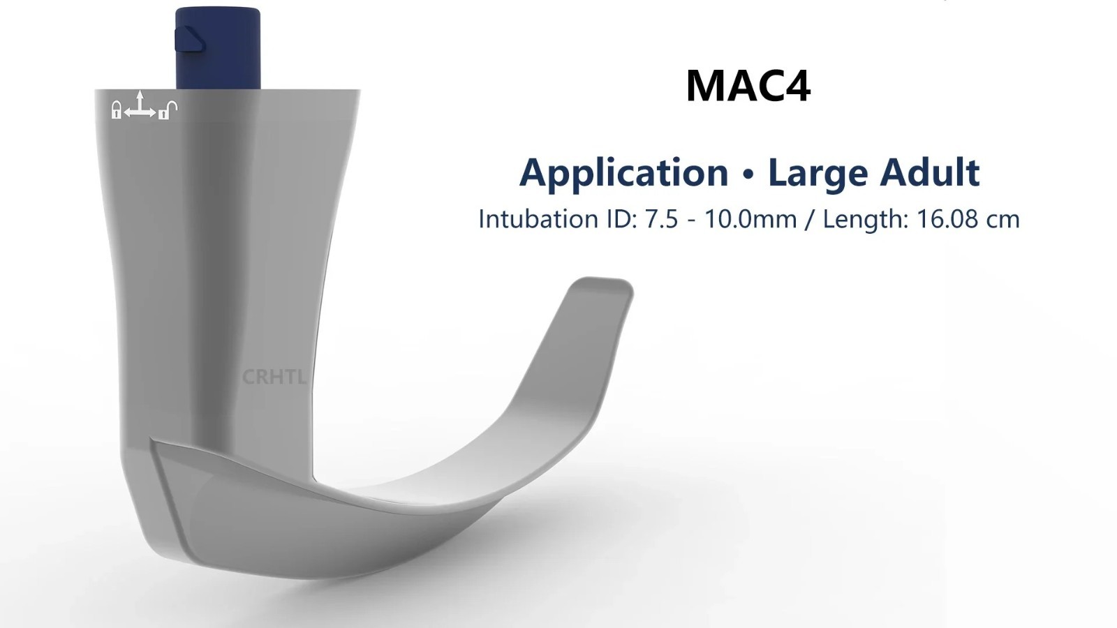 Touch Screen Video Laryngoscope Reusable Sterilizable Blades six option