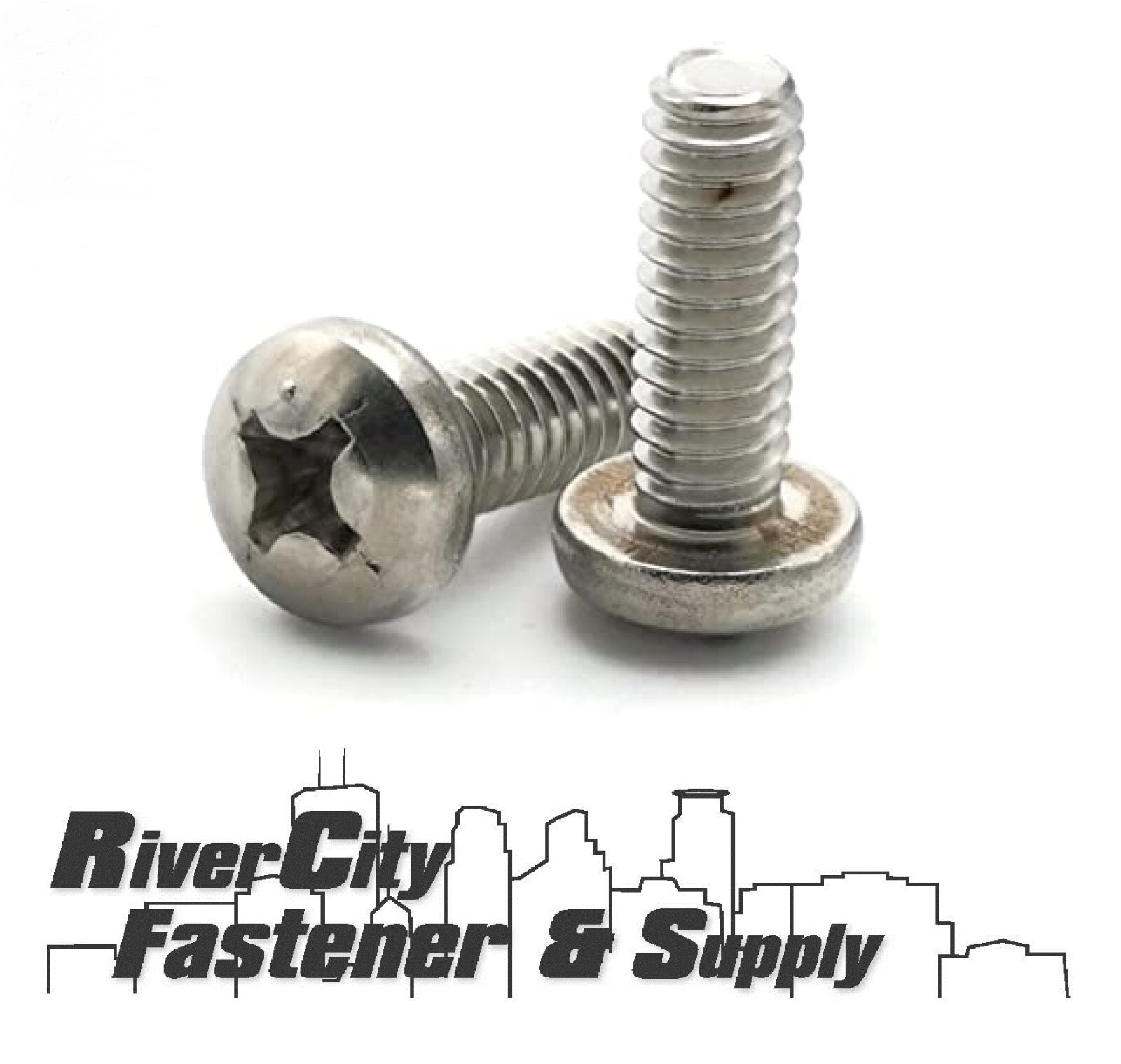 M4-.7×18 Phillips Pan Head Machine Screws 4mm x 18mm Stainless Bolts M4 .7 x 18