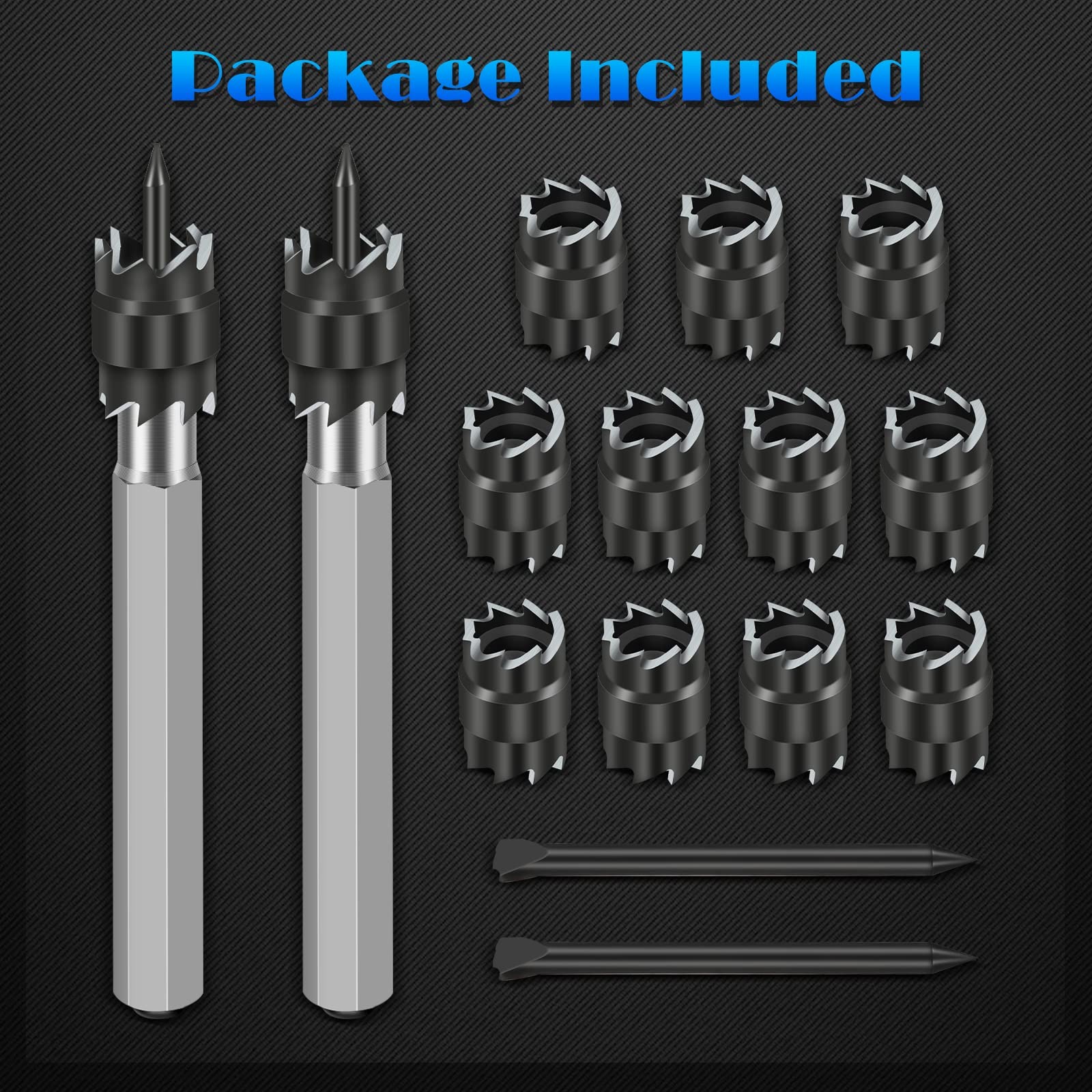 EEEkit 15 PCS Rotary Spot Weld Cutter Set Double 3.94 x 1.57 x 0.79 inches
