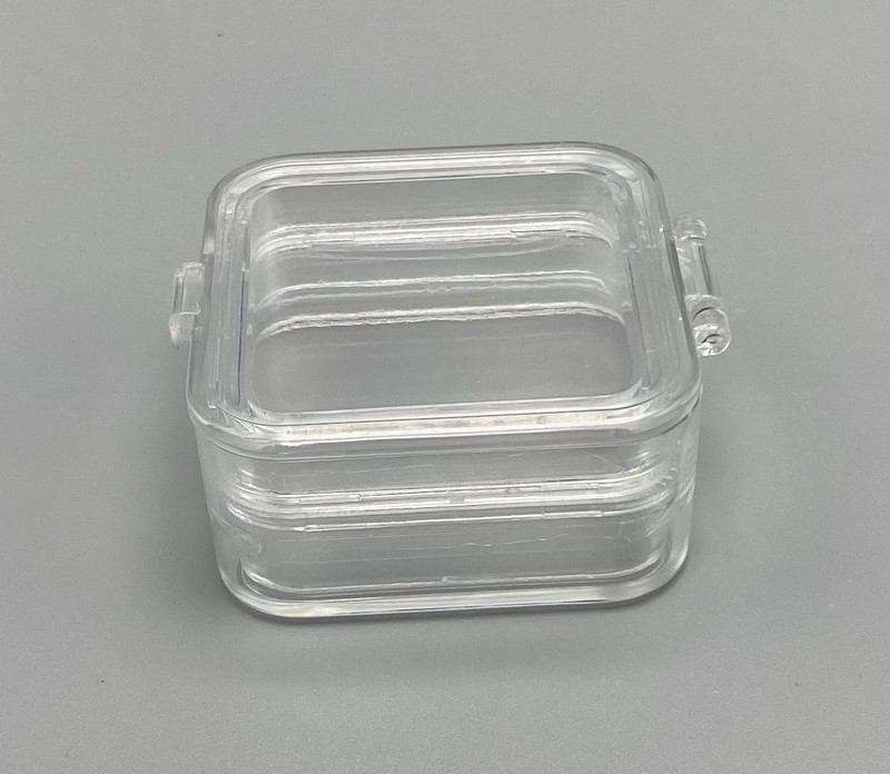 Dental Denture Hinged Display Box Film Membrane Storage Case False Teeth Case
