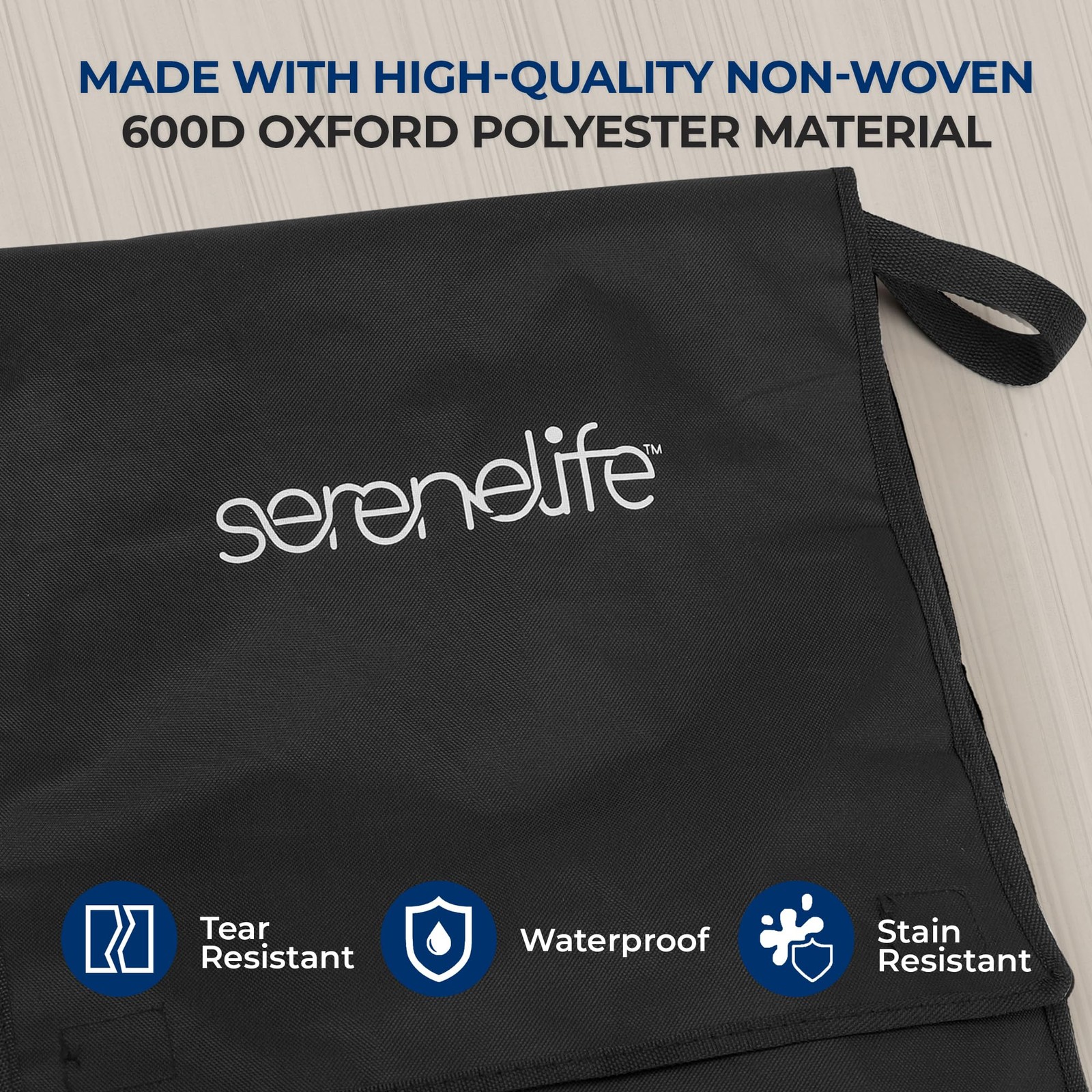 Serenelife Waterproof Tear-Resistant Shopping Cart Liner 600D Oxford Fabric For