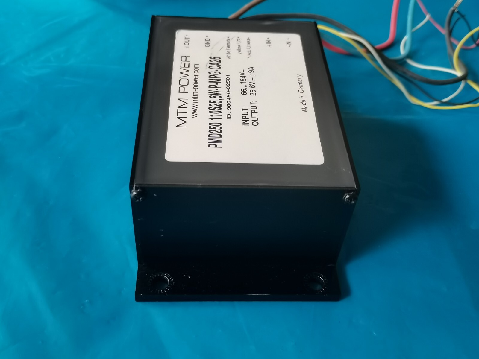 MTM POWER PMD250 110S25.6W-P-MPG-CA26 ID:900496-02501 OUTPUT:25.6V 9A MODULE