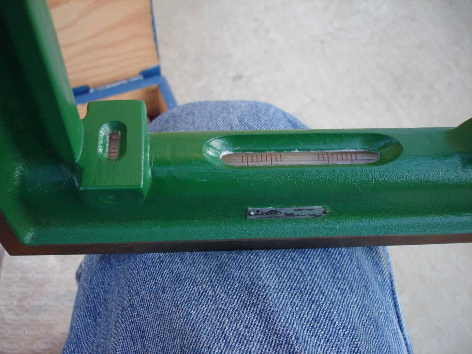 Machinery Level / Square Large 25cm – 9″-7/8 Size Mahr Germany