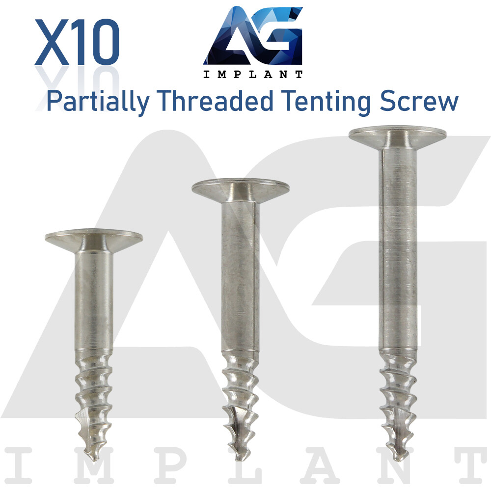 10 Titanium Part Threaded Tenting Screw Guided Regeneration GBR Membrane
