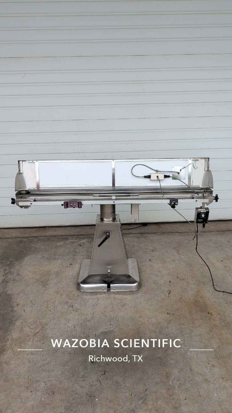 SHOR-LINE V-TOP HEATED ADJUSTABLE SURGERY TABLE