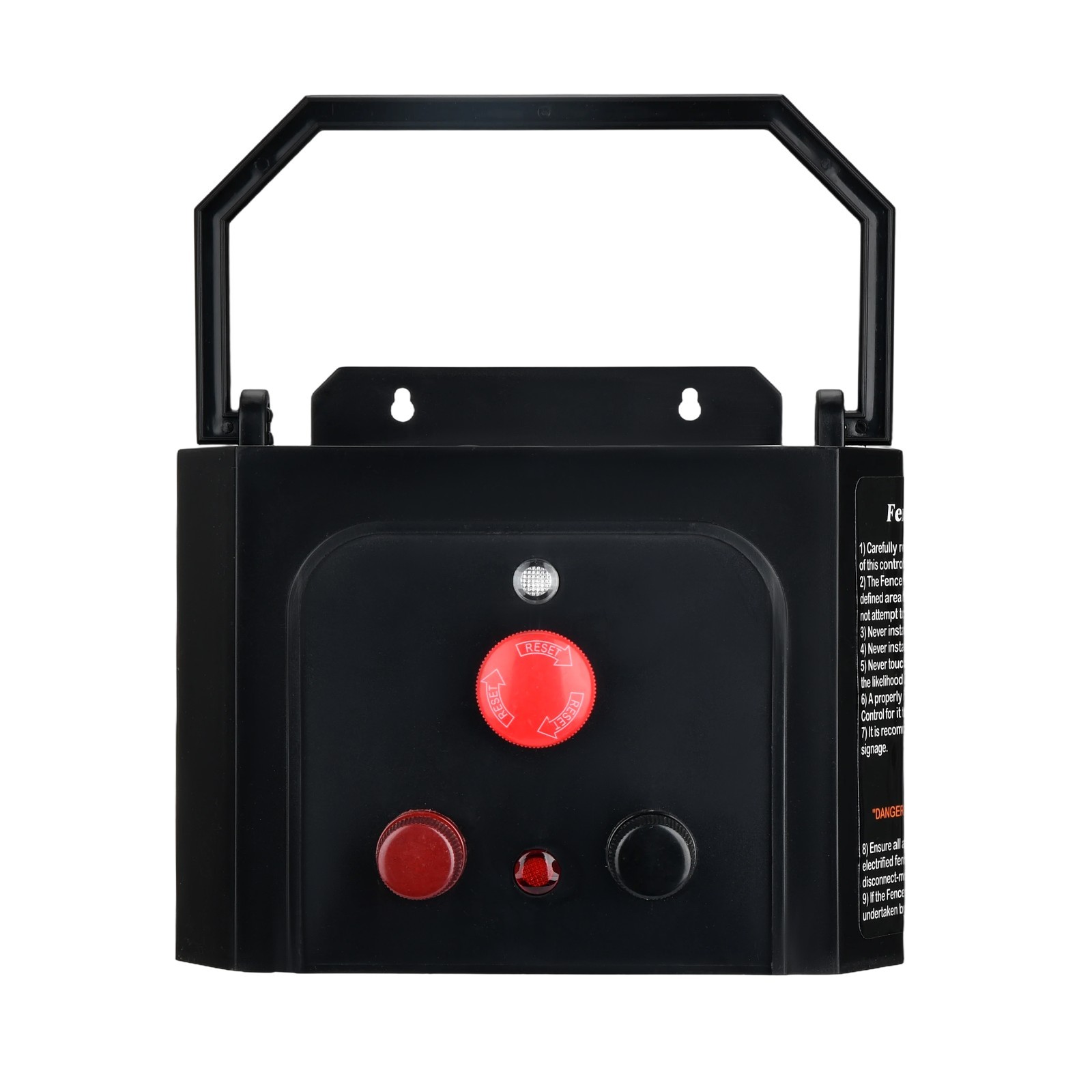 Solar Powered Electric Fence Charger 20 Mile Energizer for Pet Animals