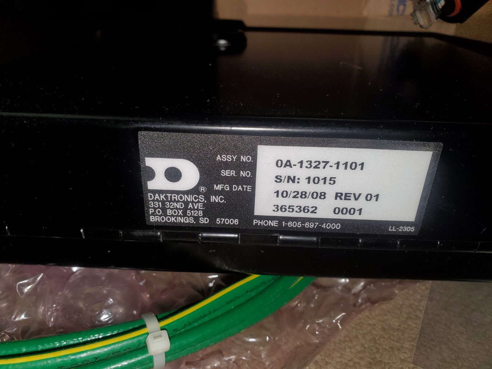0A-1327-1101 DAKTRONICS ETHERNET COMMUNICATION 0A-1327-1101 KIT NEW!~