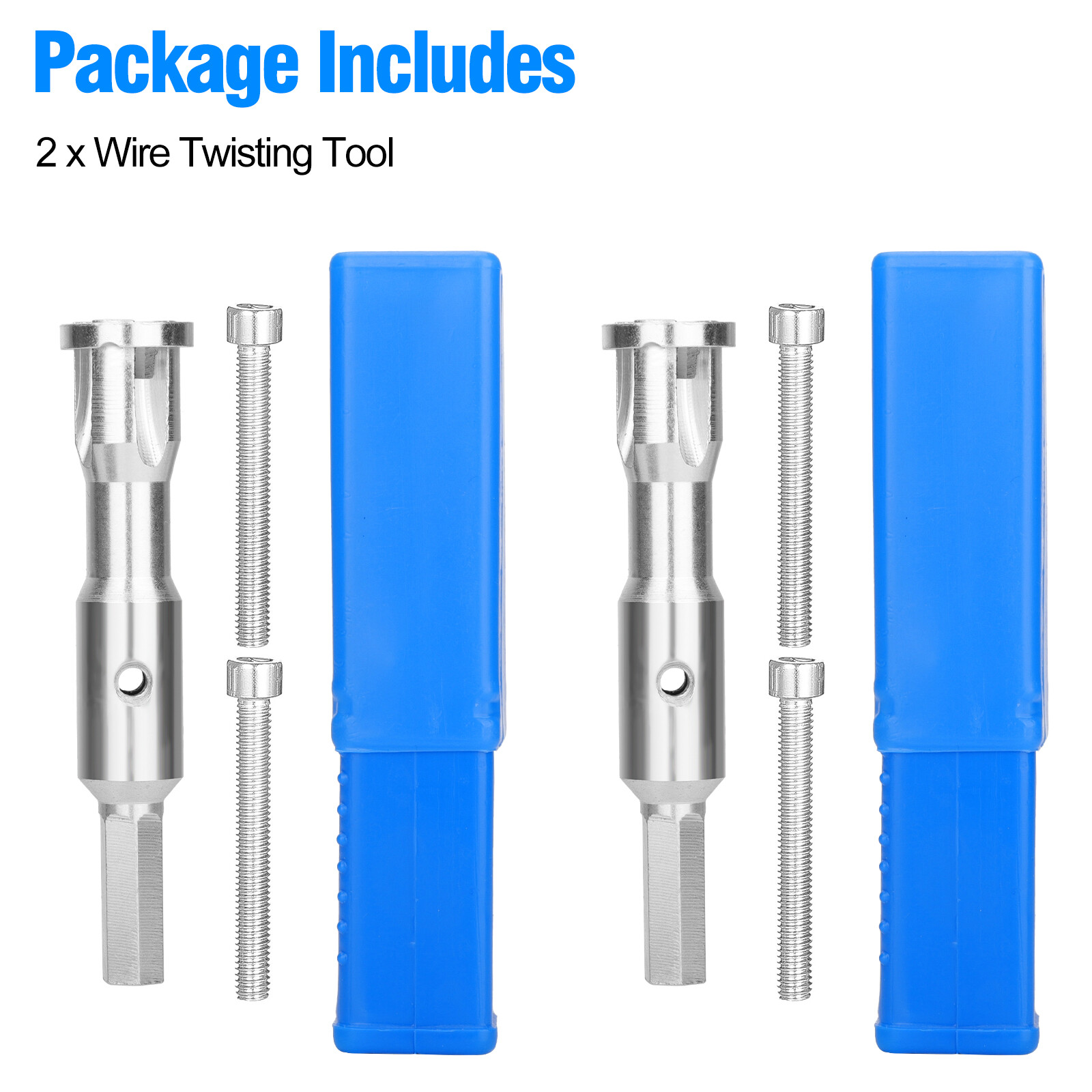 2pcs Electrical Drill Manual Wire Stripper Cable Nut Twister Wire Twisting Tool