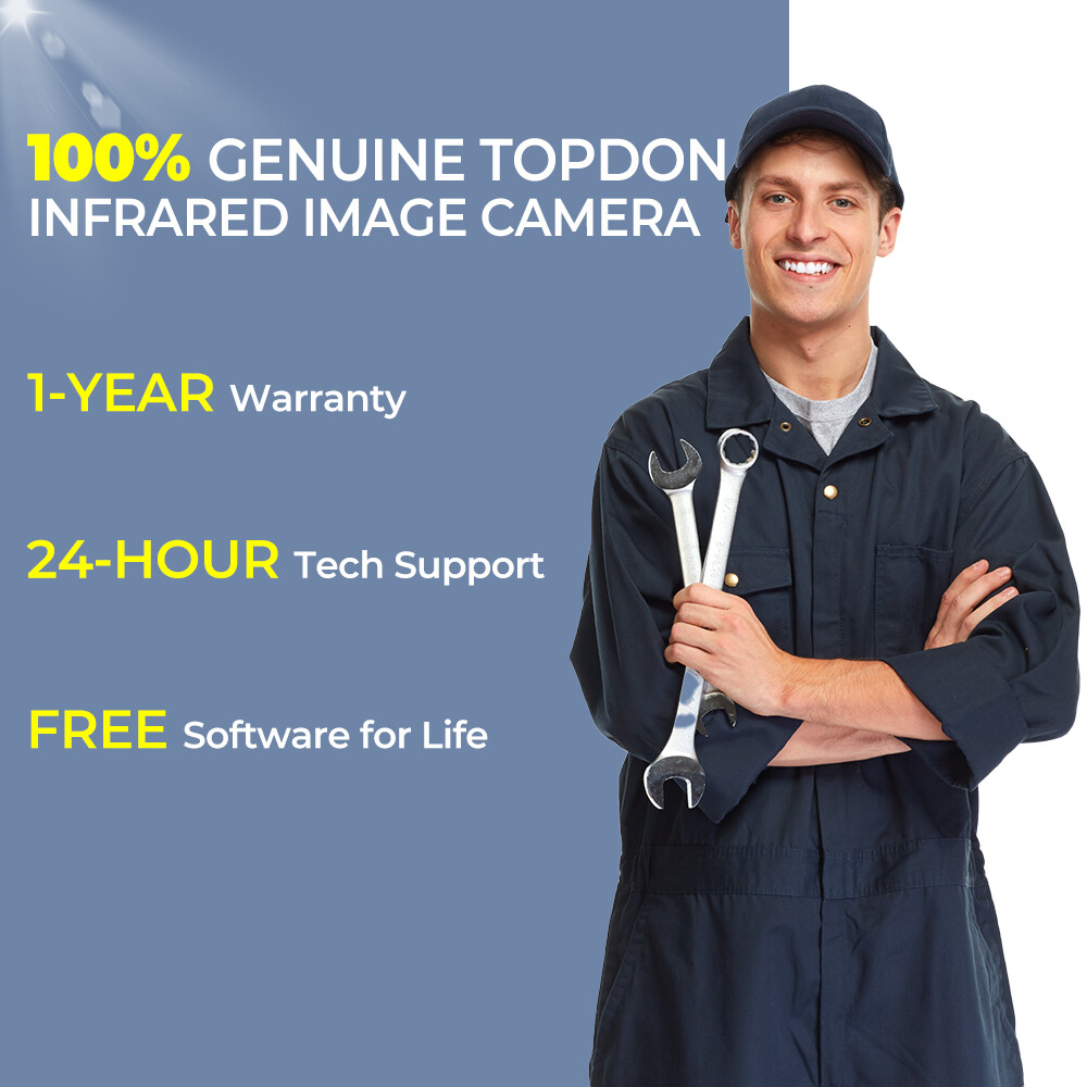 TOPDON Thermal TC001 PLUS Compact Night Vision USB-C Thermal Imaging Camera