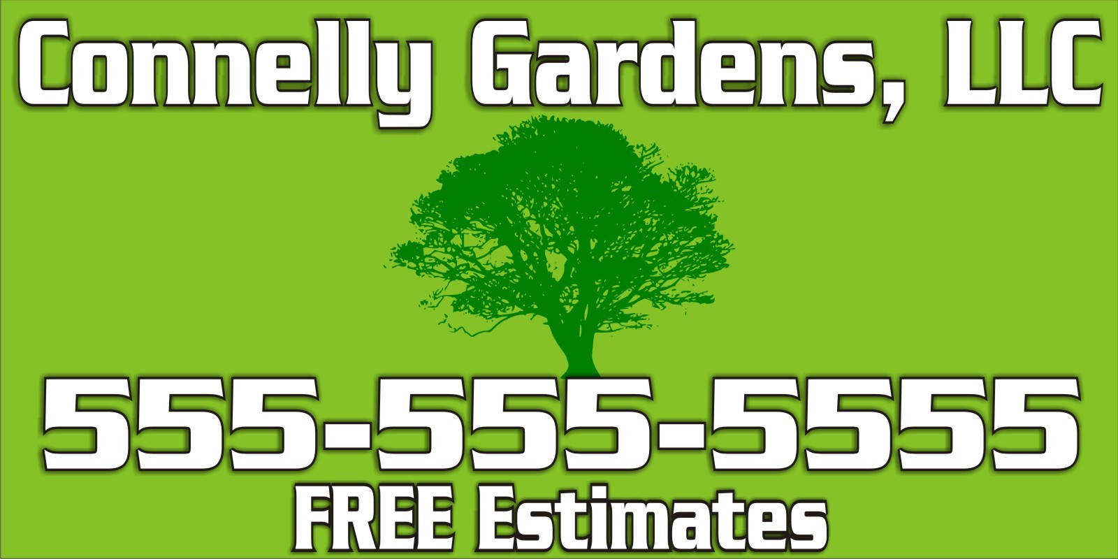 2′ x 10′ Custom Vinyl Banner 13oz Full Color – Free Design Included