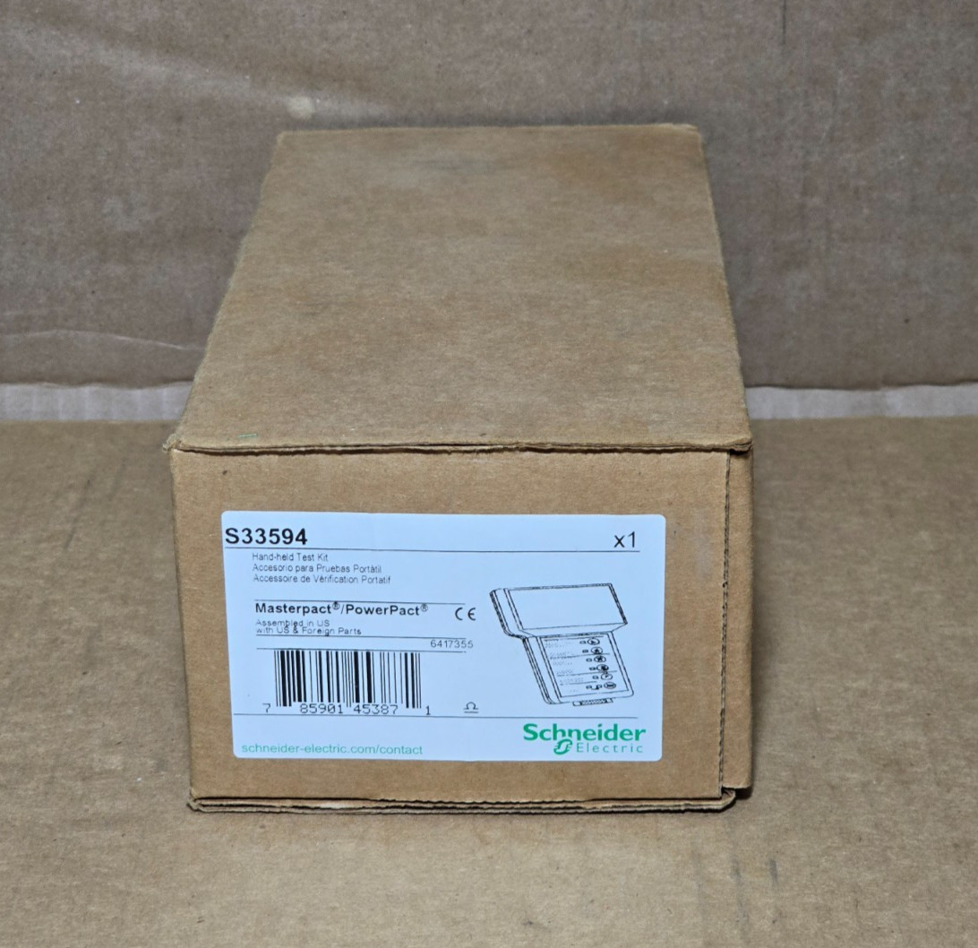 Brand New Schneider Electric Square D S33594 Hand Held Test Kit Micrologic 33594