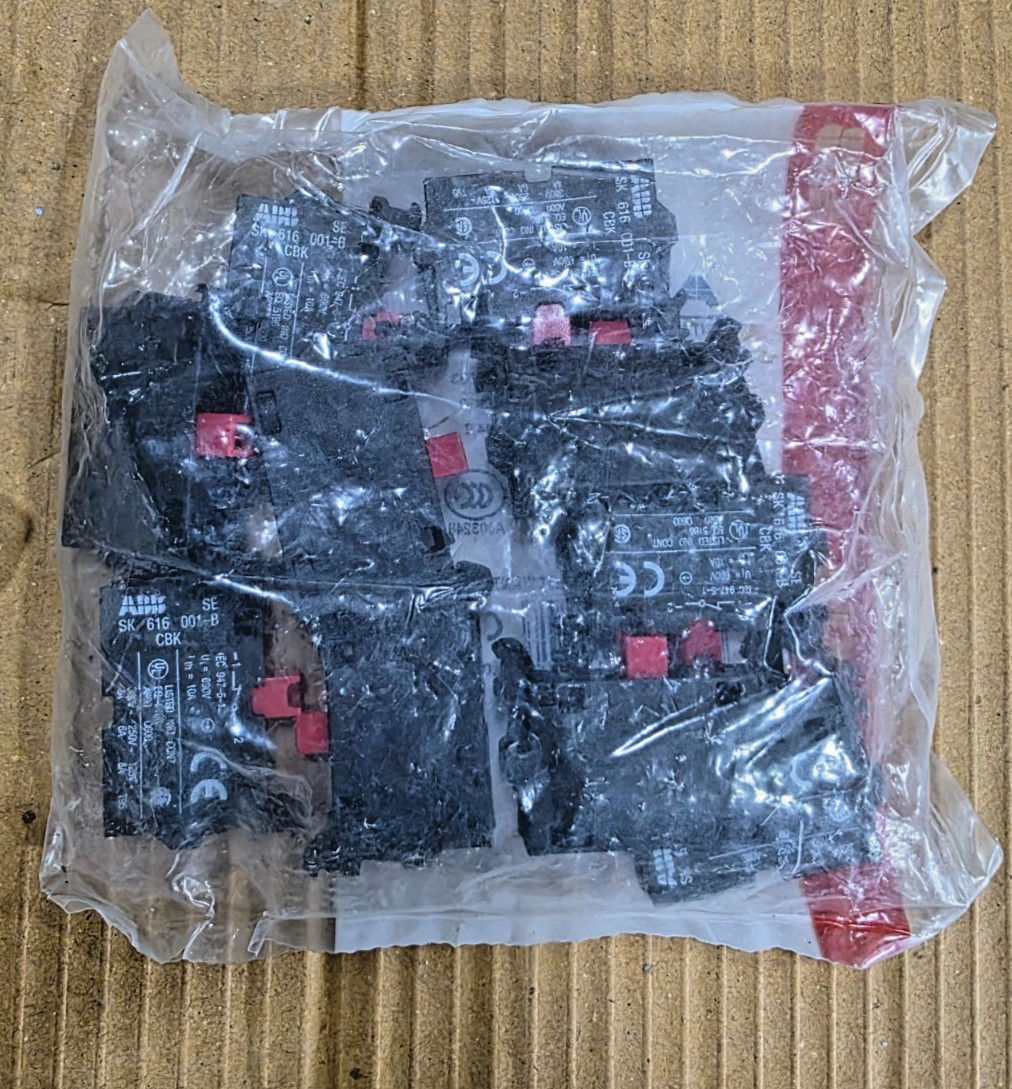 ABB CONTACT BLOCK NC SK 616 001-B QTY-10 PC
