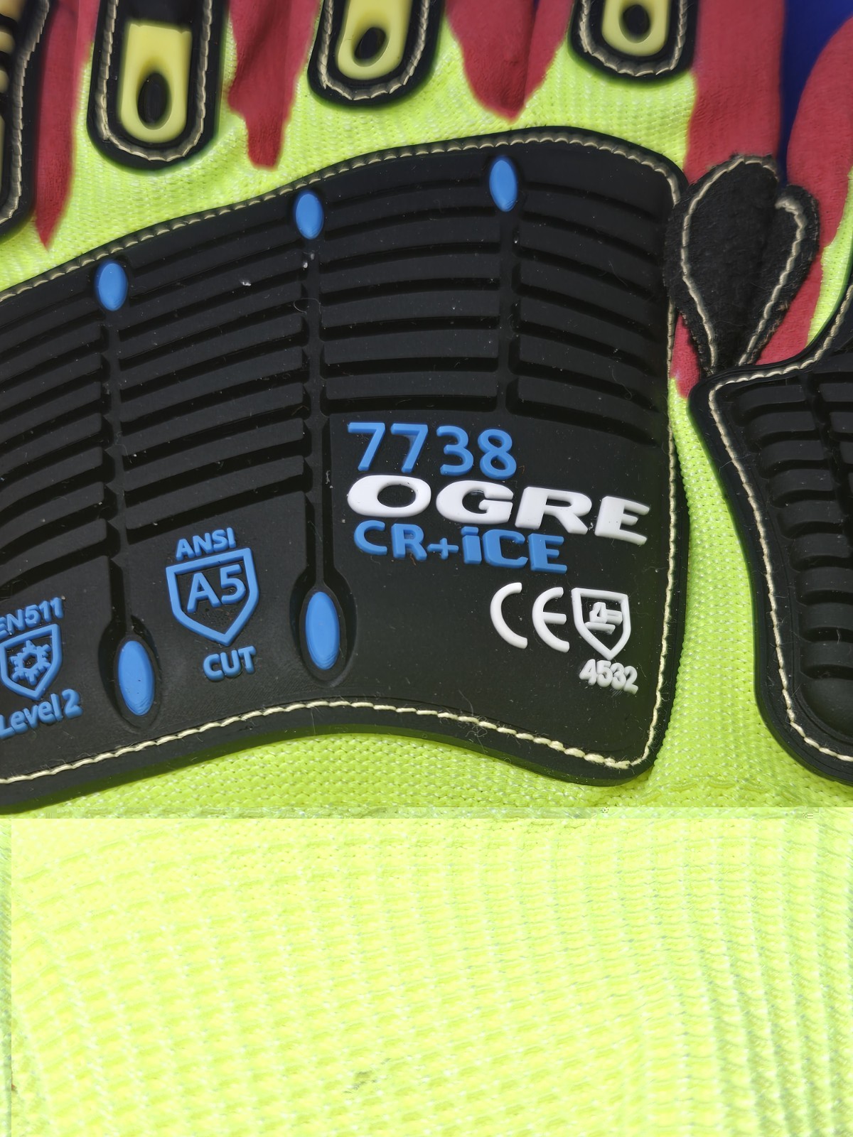 Cordova OGRE CR ICE Work Gloves XL 7738 Impact Cut Resistant ANSI A5 Thermal Red