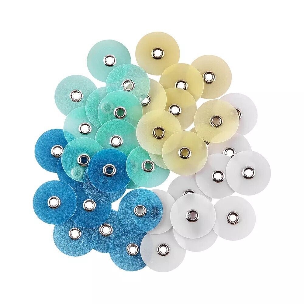Dental Resin Finishing Polishing Discs No.1.075 Discs+Strip 75pcs/pack+Mandrel