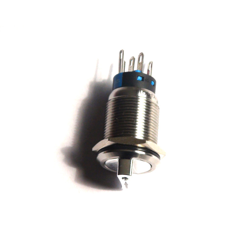 19mm/22mm Metal knob switch with lamp 2/3 position Arrow light selective switch