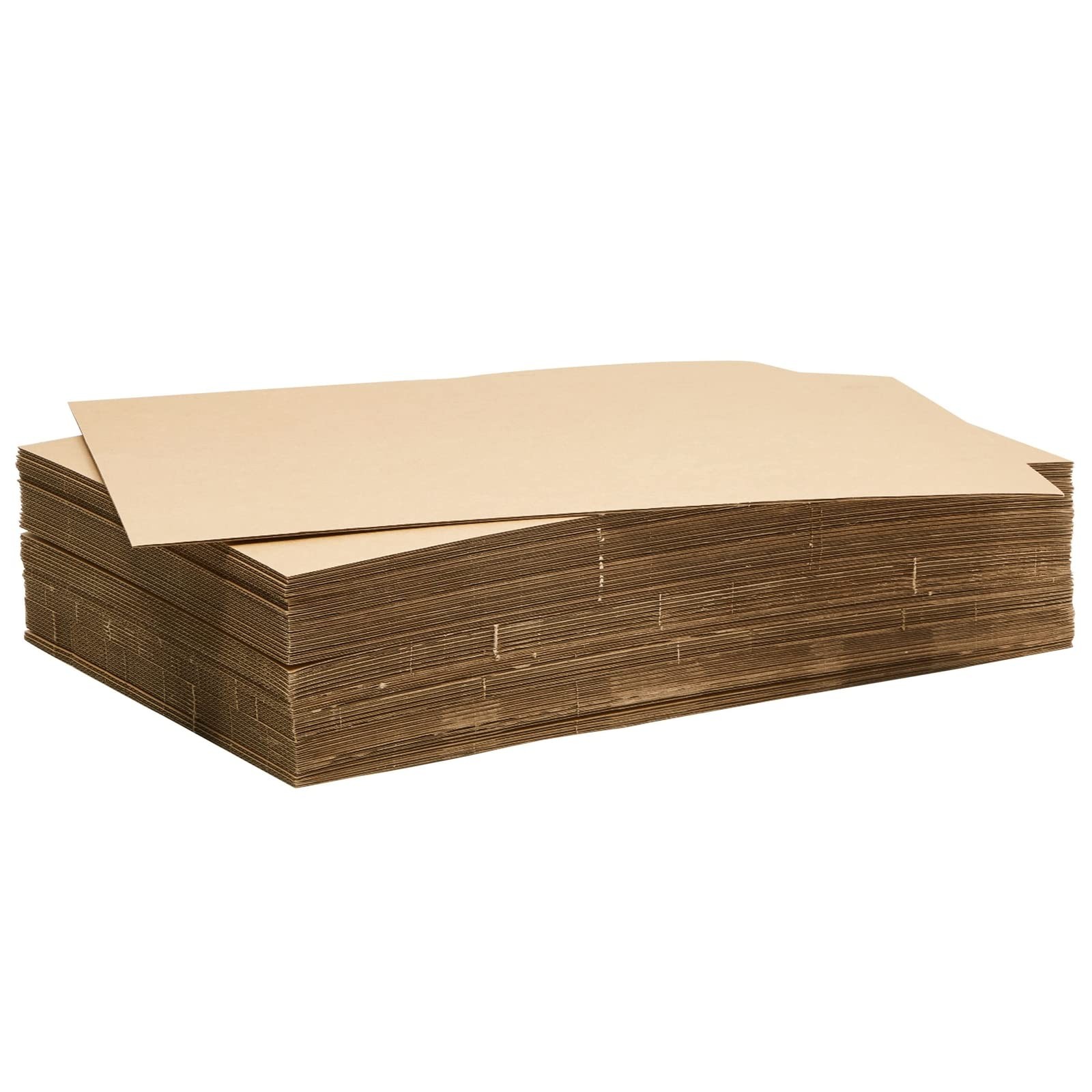 Juvale Corrugated Cardboard Sheets – 11 x 17 in, 2mm 11 X 17 Inches, Brown