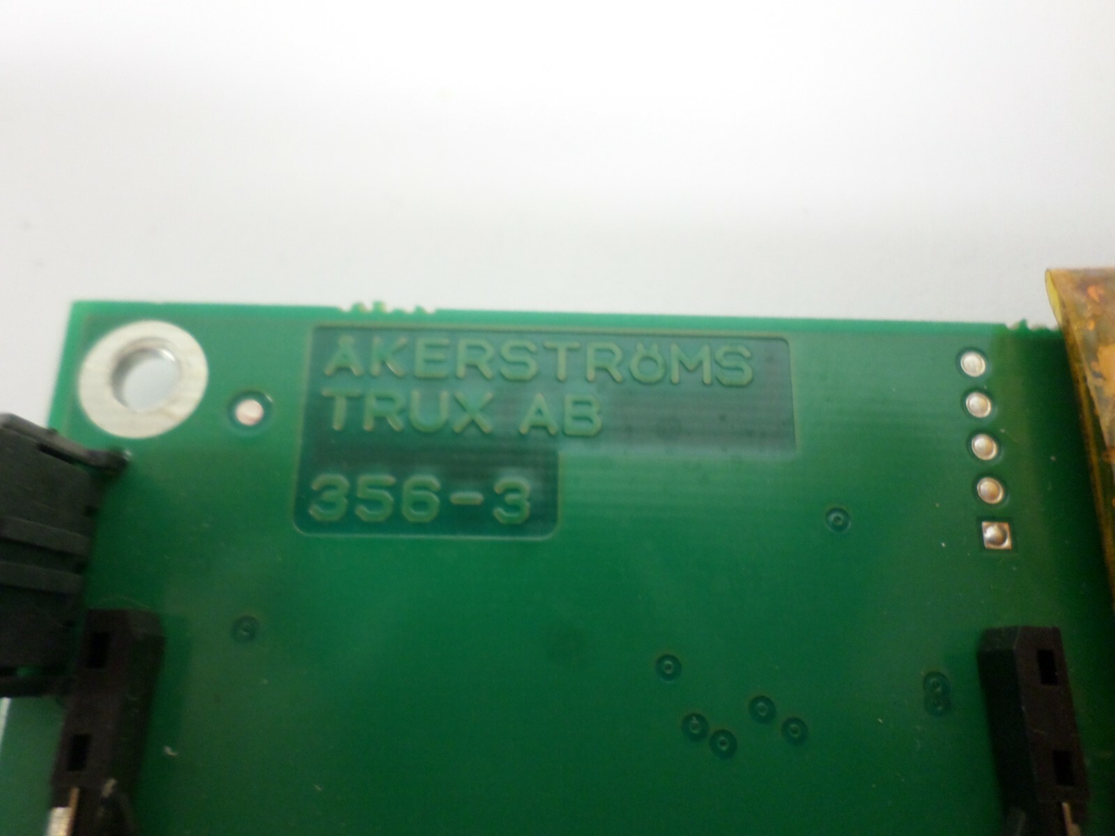 Akerstroms Trux AB 356-3 Circuit Board 3563 104536-000 w/ Face Plate