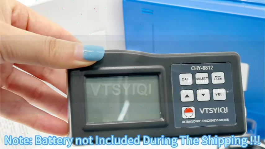 Portable Ultrasonic Thickness Tester with Range 0.05~8inch Resolution 0.1mm New