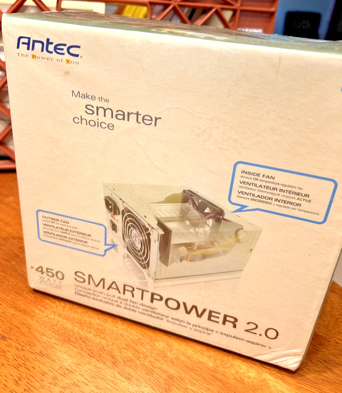 New In Box ANTEC VP450P Power Supply 450W ATX12V v2.0