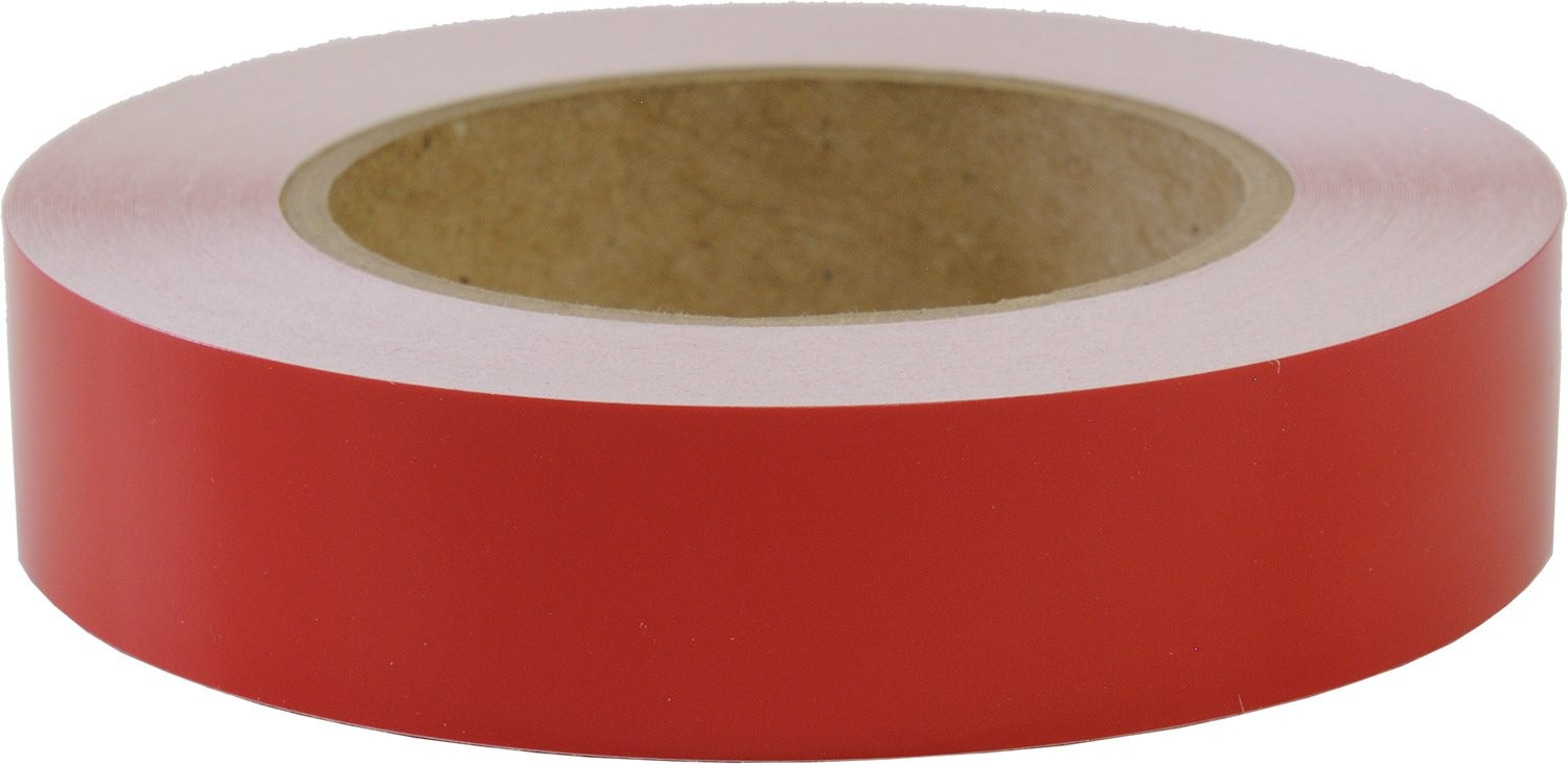 Solid Stripe Auto Truck Boat 3mil Vinyl 3/4″ x 50′ Cherry Red Decal Tape