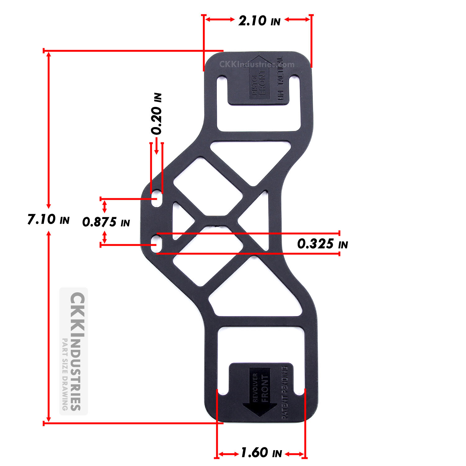 Qualifier Strap – IWB to OWB Holster Converter for the FOMI Belt Clip