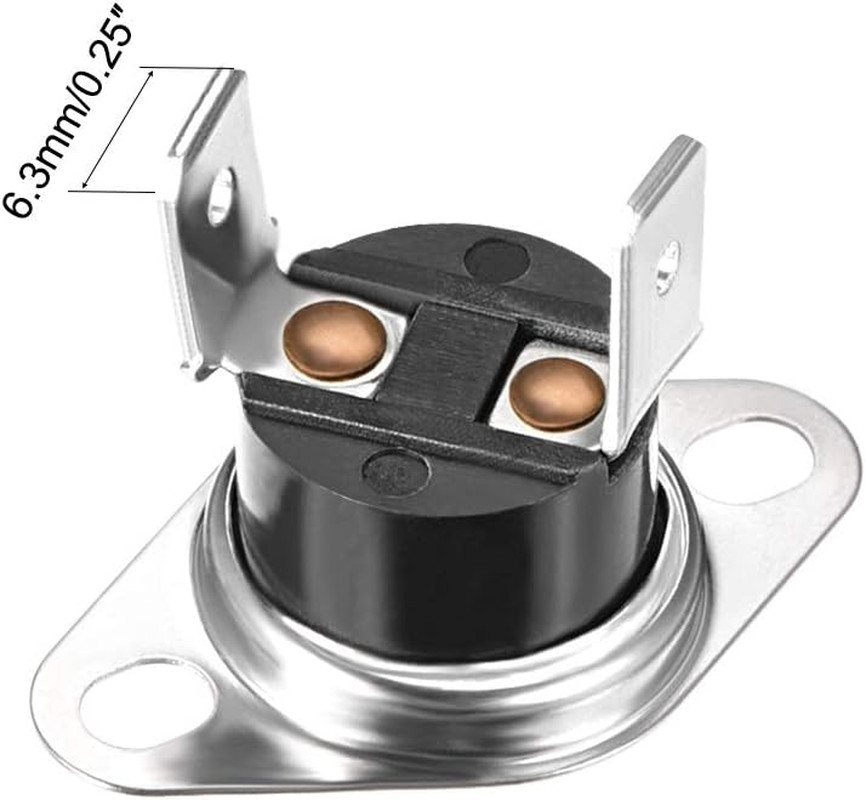 Uxcell KSD301 Thermostat 150°C/302°F 10A N.C Adjust Snap Disc Temperature Switch