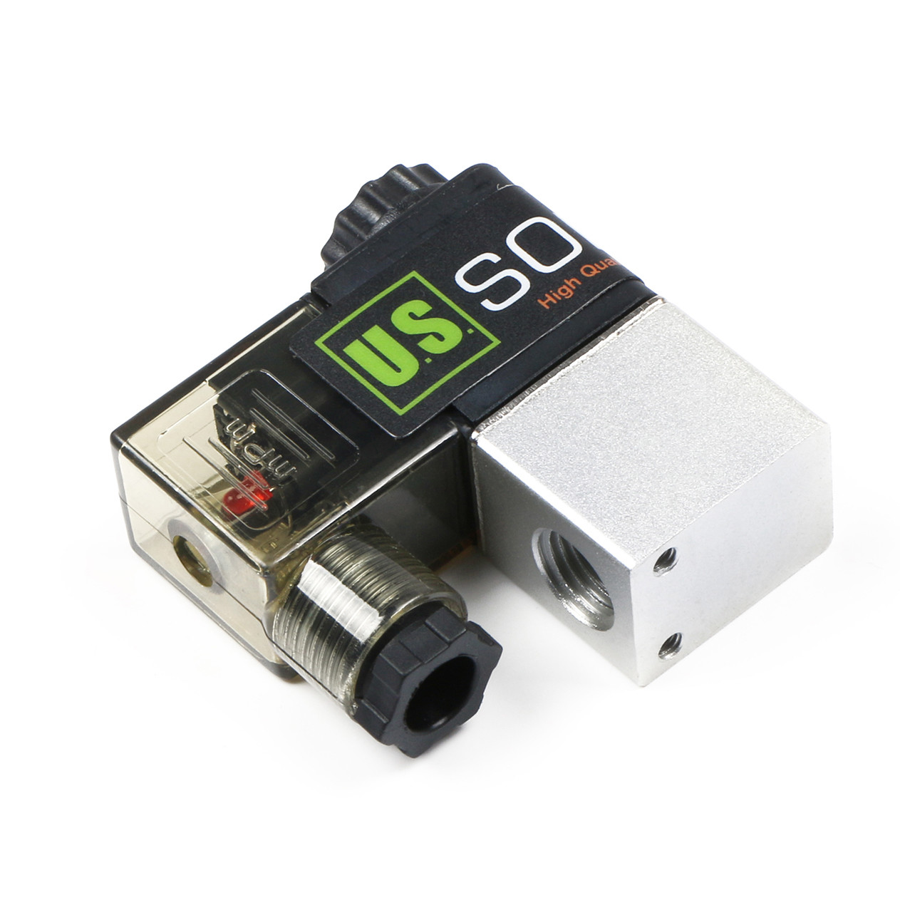 U.S. Solid 1/4″ Pneumatic Electric Solenoid Valve 2 Way 2 Position AC 110V, Air