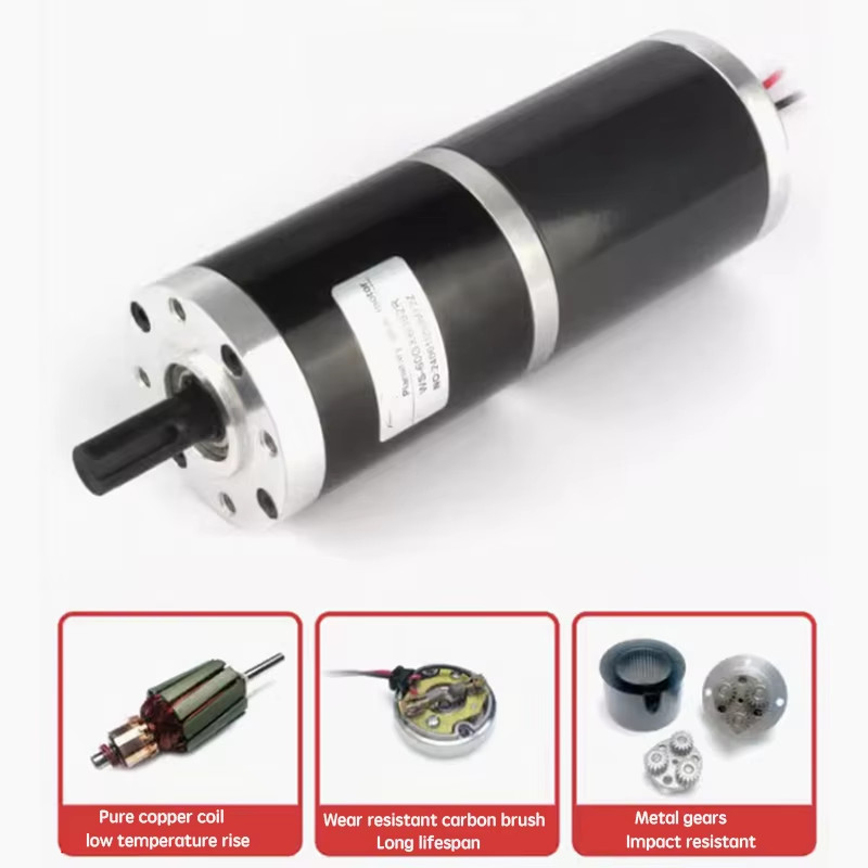 250KG 60GX6092R 60mm12mm Shaft Diameter Planetary DC Reduction High Torque Motor