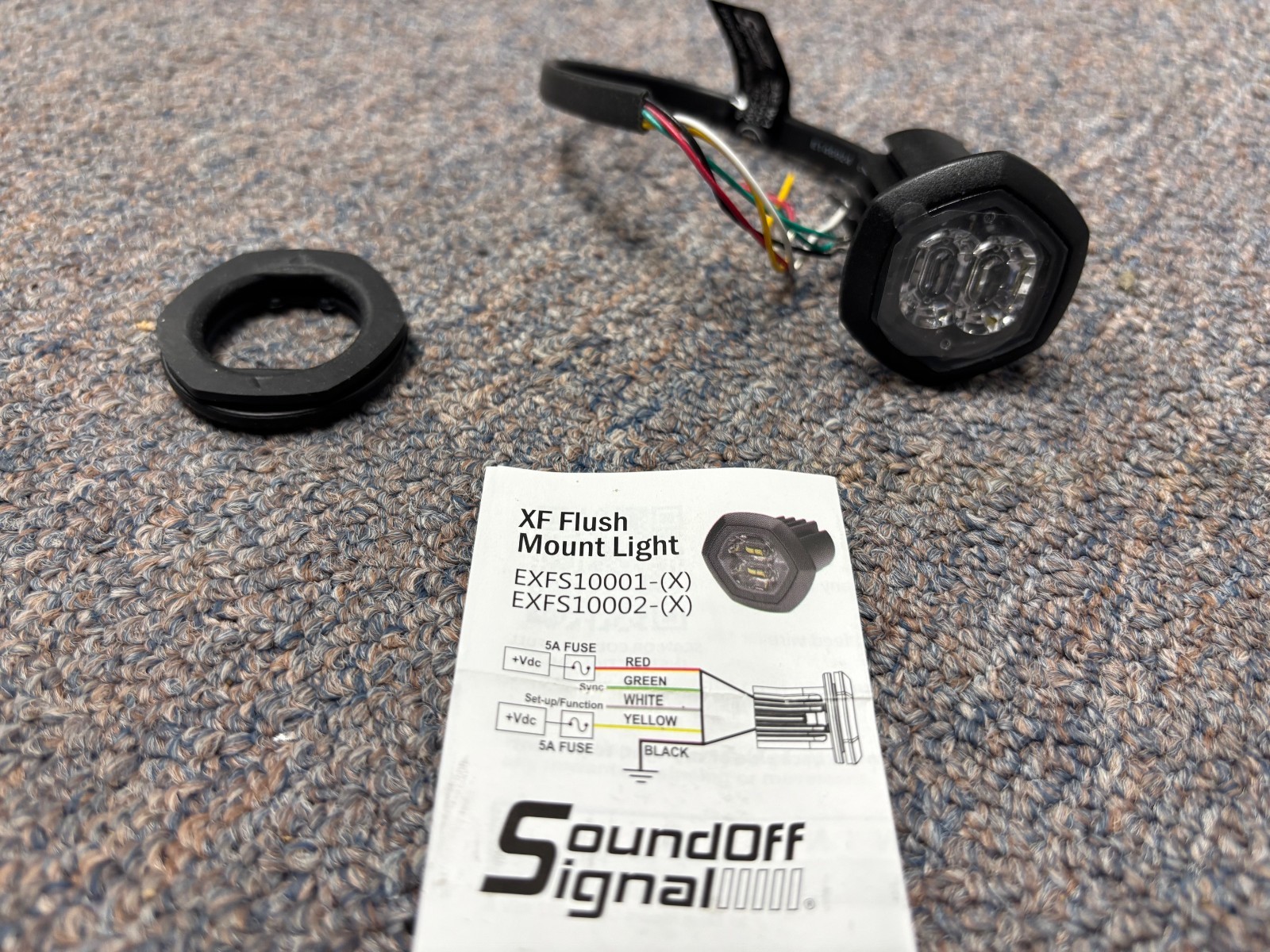 SoundOff Signal XF Flush Mount Light EXFS10002-E