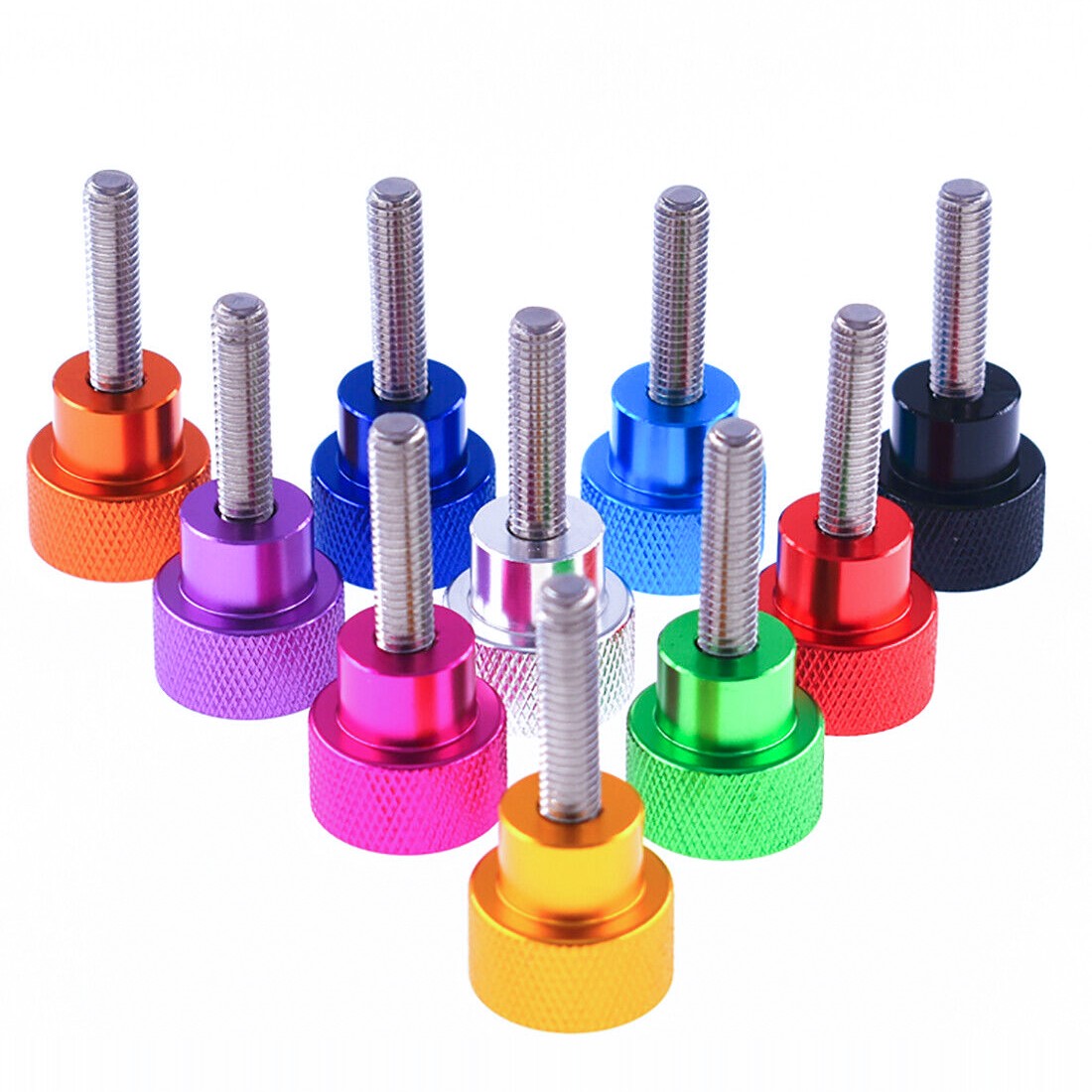 M8 Knurled Thumb Tighten Screws Hand Turn Grip Knob Bolts For Camera Tripod DIY