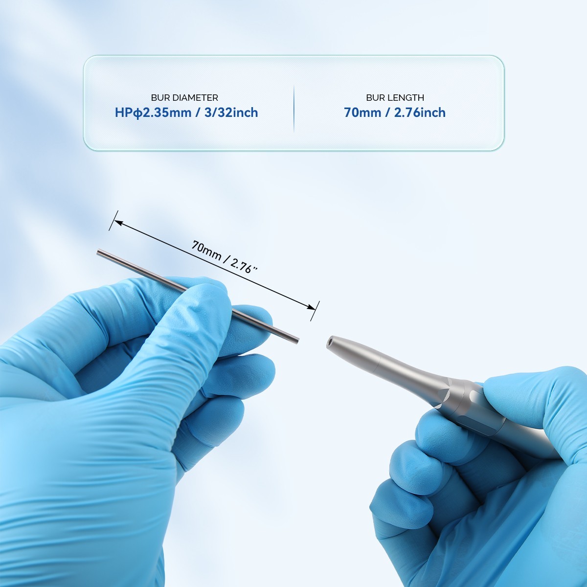 AZ Dental Brushless LED Electric Micro Motor 1:1/1:2 20° Saw Surgical Handpiece