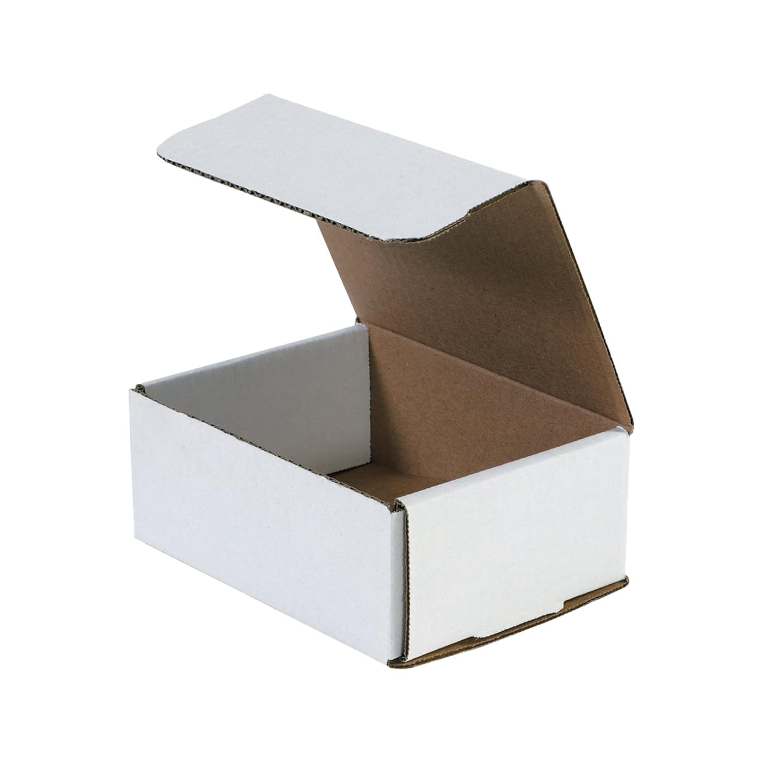 Shipping Boxes Flat 10″L X 4″W X 2″H 50-Pack – Corrugated Cardboard Box for Movi