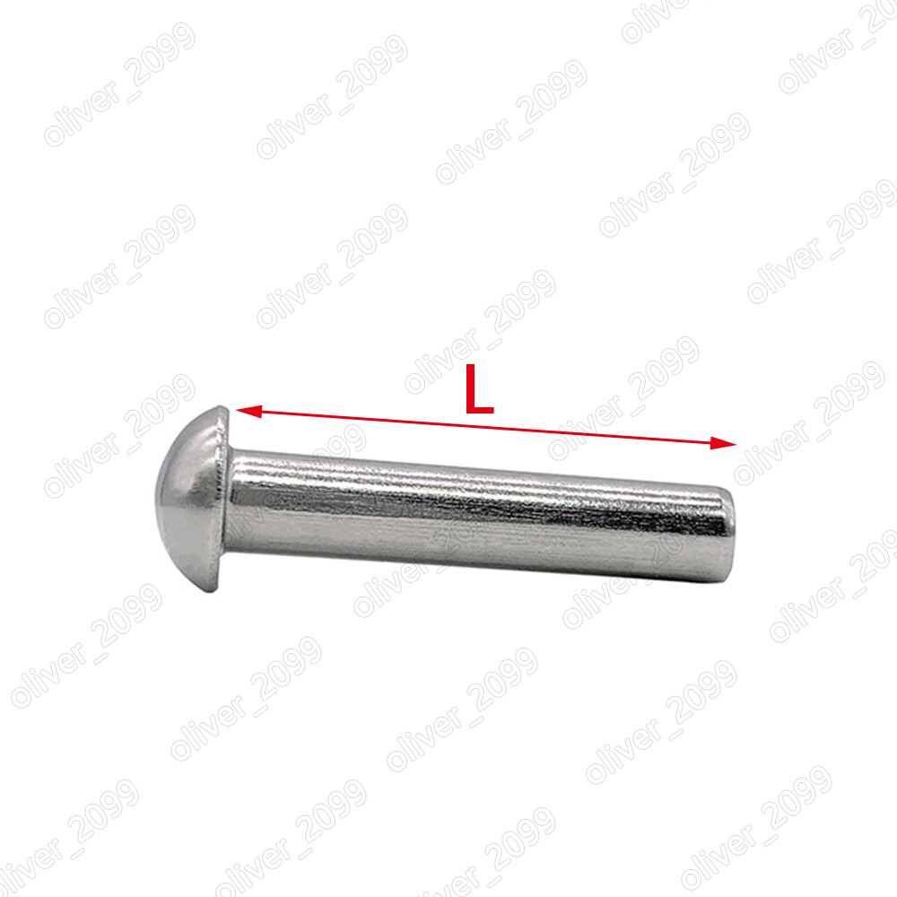 304 Stainless Steel DIN660 Round Head Rivets M3 M4 M5 M6