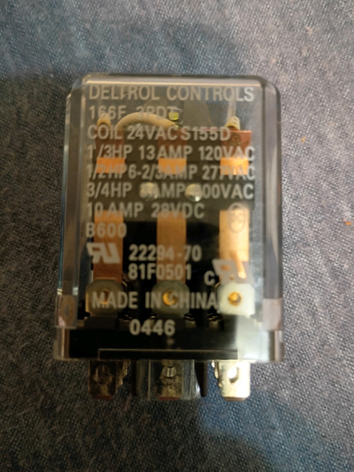 LENNOX 81F0501 RELAY 24 VOLT NEW IN BOX