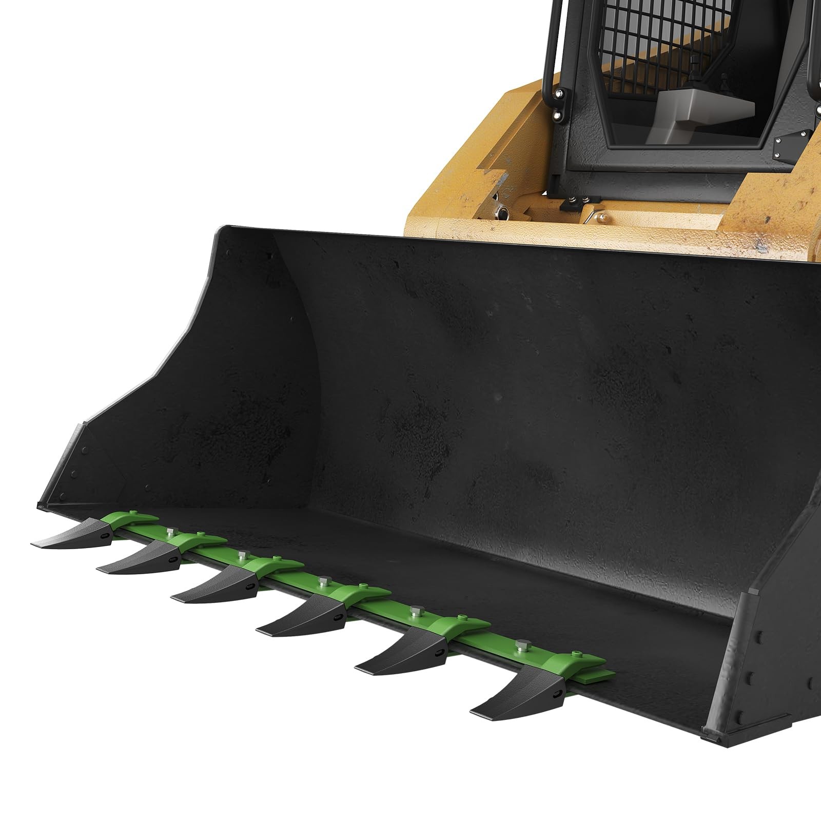 48/60/72 IN Steel Bucket Tooth Bar 4560Lbs Fits Bucket Cutting Edges 1/2″or Less