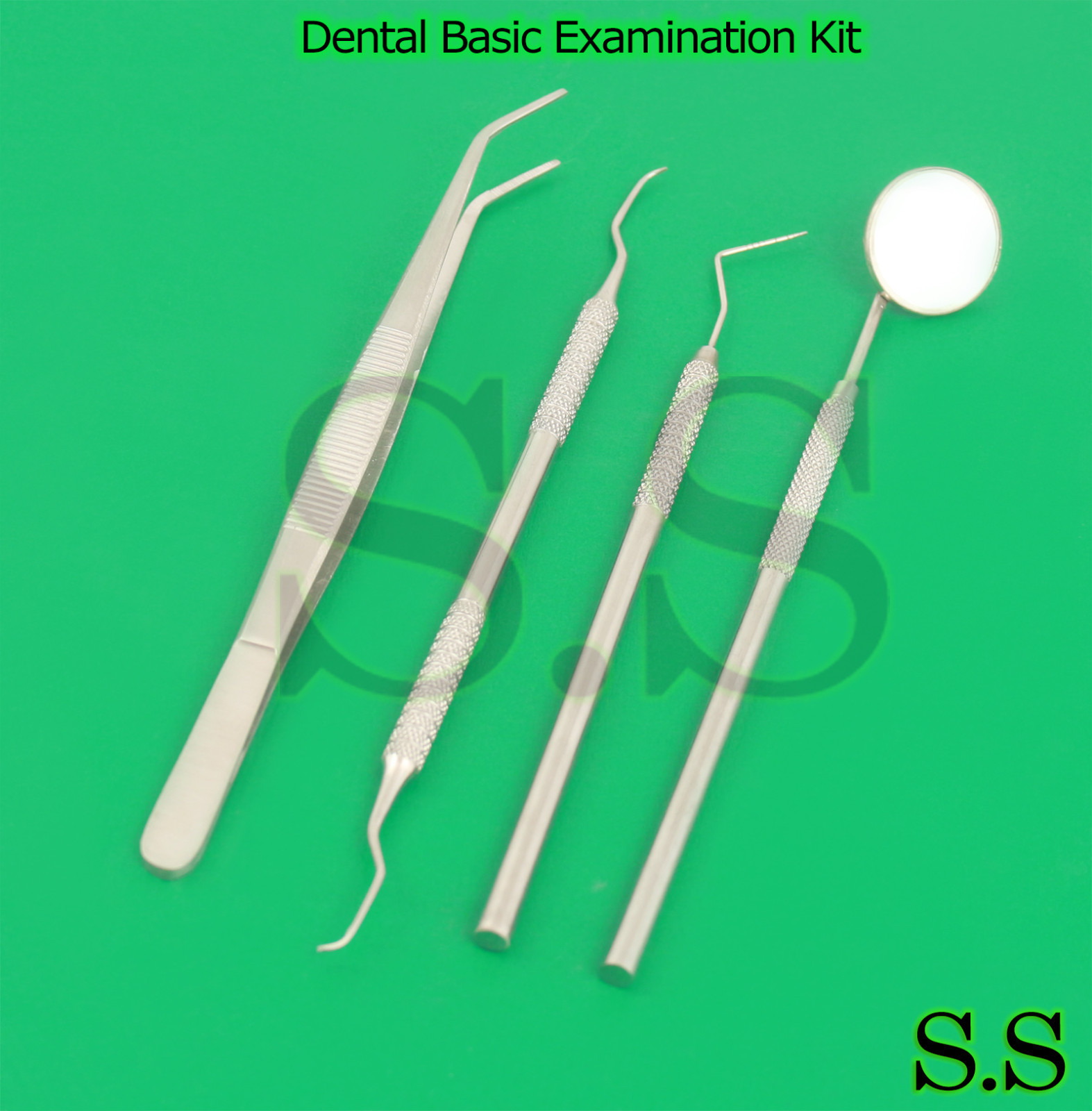 Dental Basic Examination Kit Root Canal Planning Williams Perio Probe Gracey 1/2