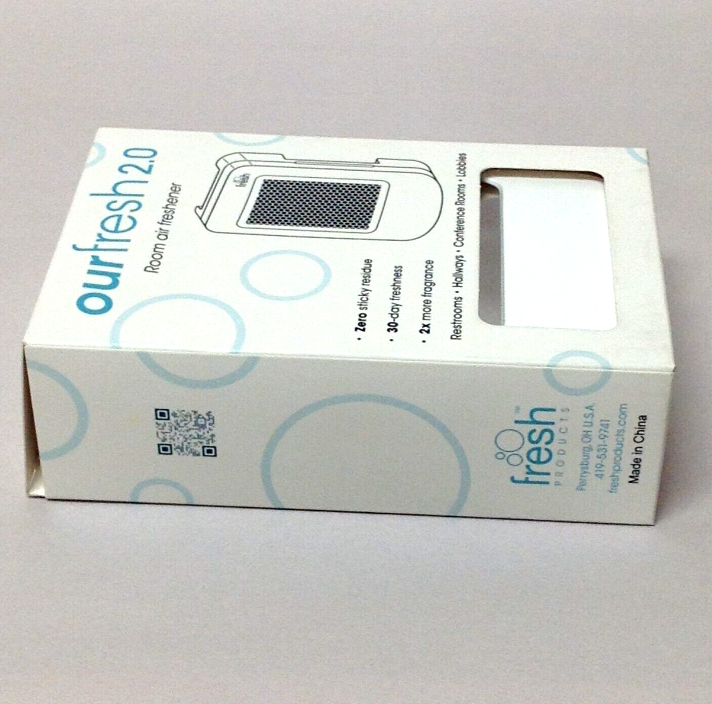 Fresh Products Ourfresh 2.0 Room Air Freshener Dispenser Only, WHITE OFCAB New