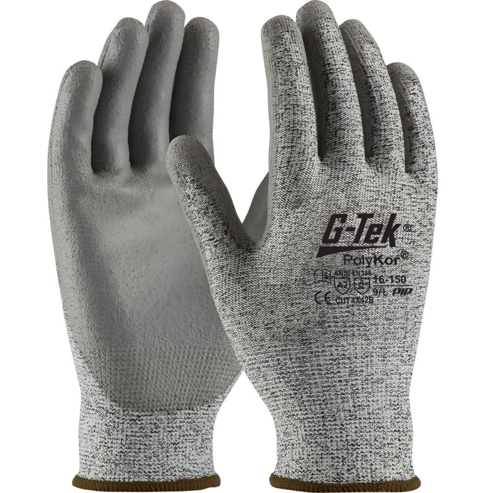 PIP 16-150/L G-Tek PolyKor Cut Resistant Work Gloves A2 4342 Large