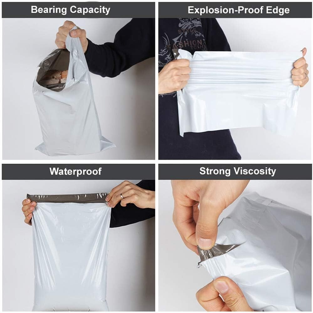 White Poly Mailers Plastic Ship Bag 19×24 Shipping Mailing Envelopes 50Pc