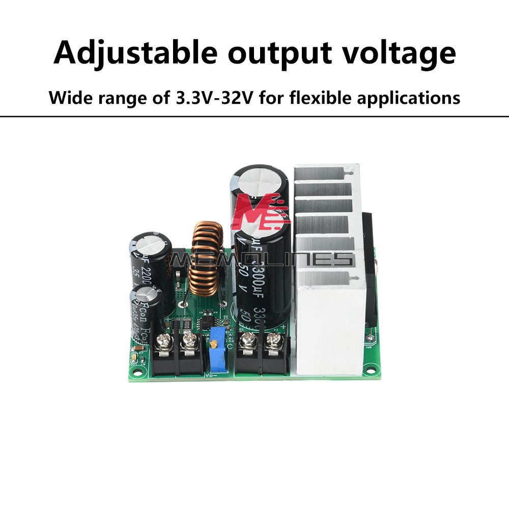 AC 5-25V/DC 8-38V To DC 3.3-32V Buck Power Module Adjustable Voltage Regulator