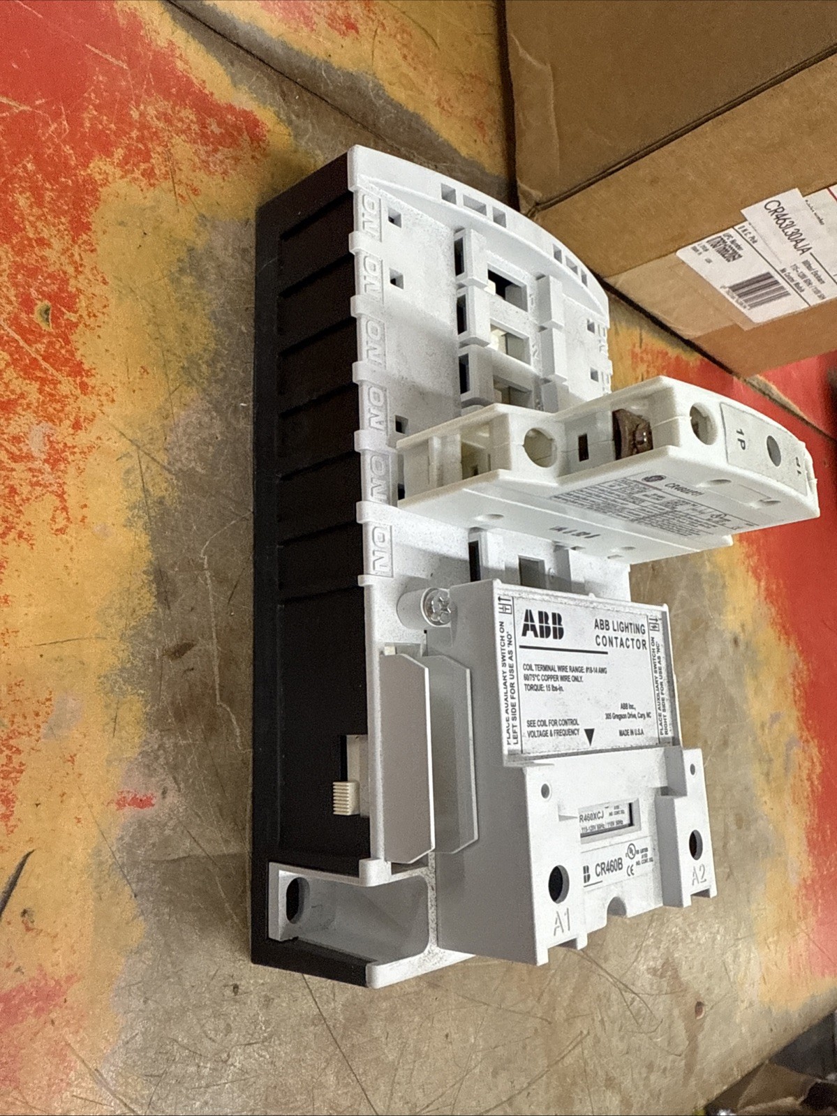 GE CR463L30AJA 30A Electrically Held Lighting Contactor 120 Volt Coil CR460XP31