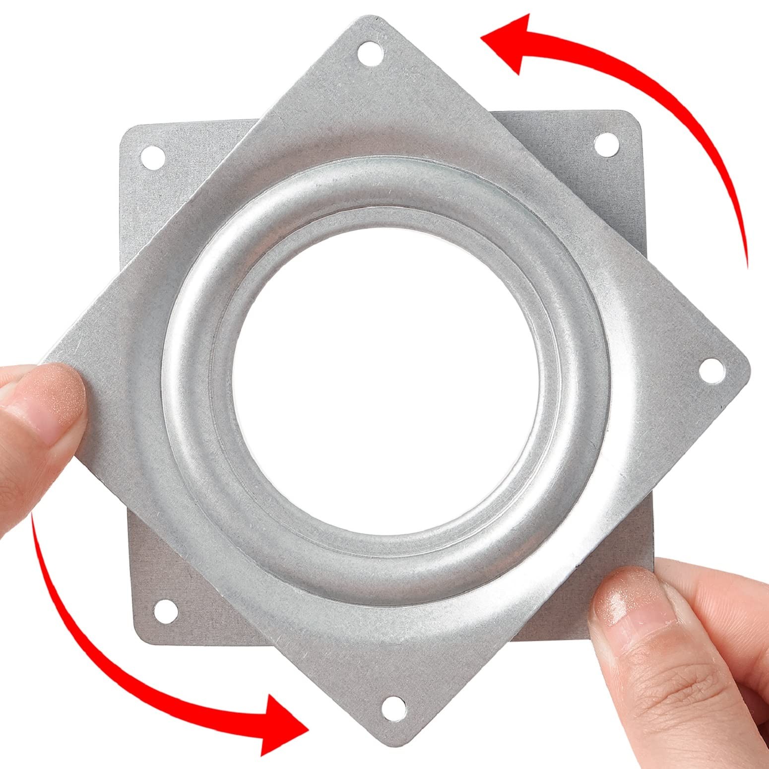 4″ Lazy Susan Turntable 300 LBS pounds Steel Ball Bearing 4 Inch, Silver