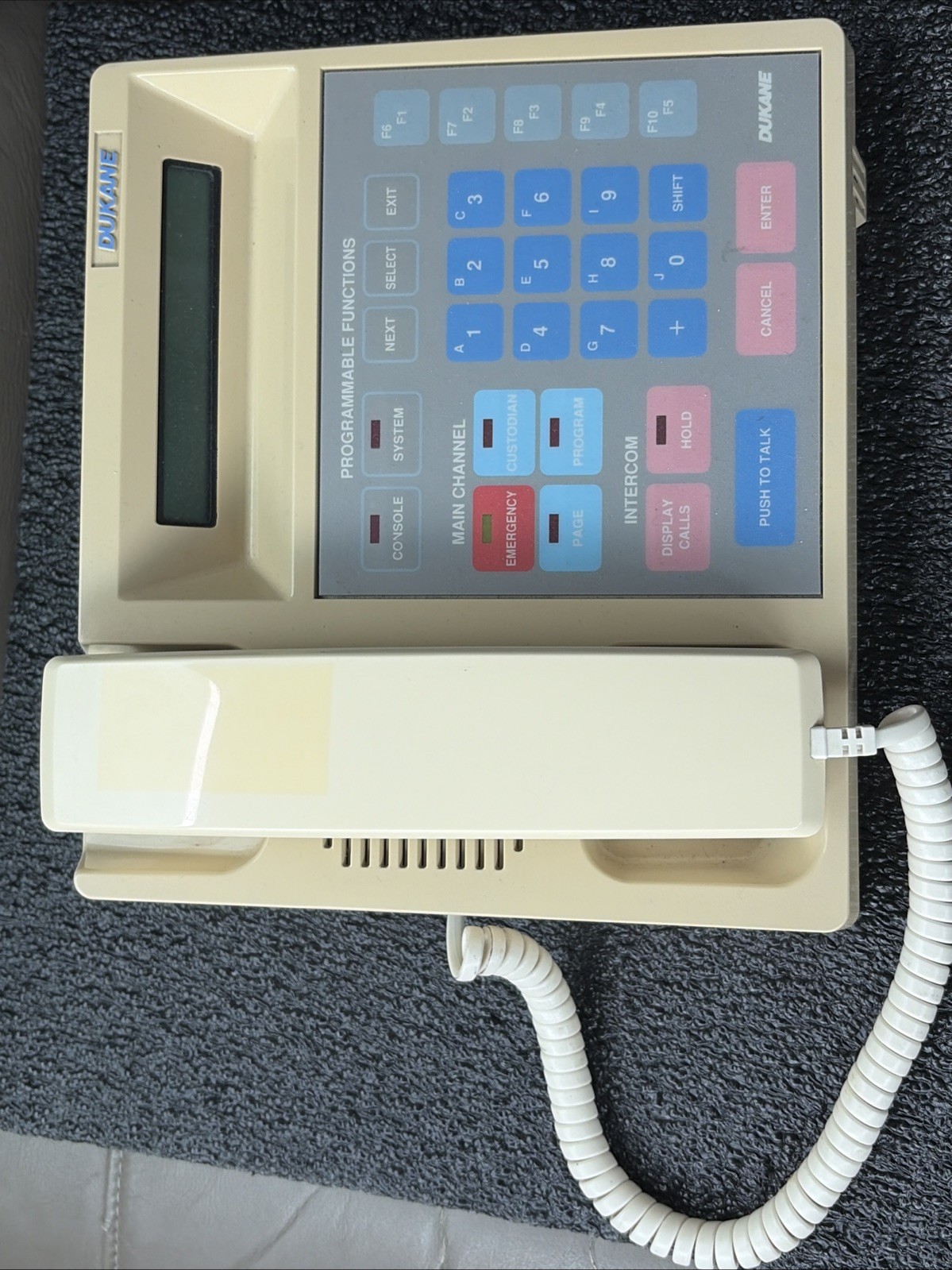 Dukane ACC4D Administrative Control Console w/ Handset