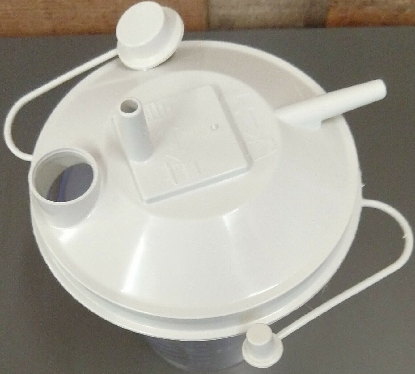 Drive Suction Canister 800 mL Float Auto Shut-Off Lid With Universal port & Size