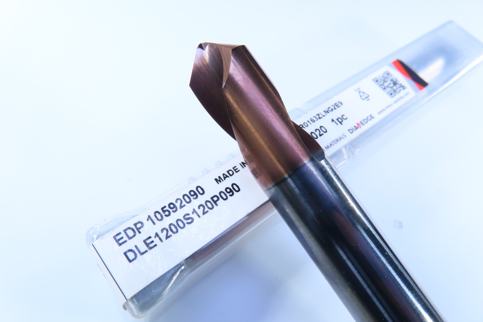 NEW 12.0 MM MITSUBISHI SOLID CARBIDE DLE1200S120P090 DP1020 LONG NC CENTER DRILL