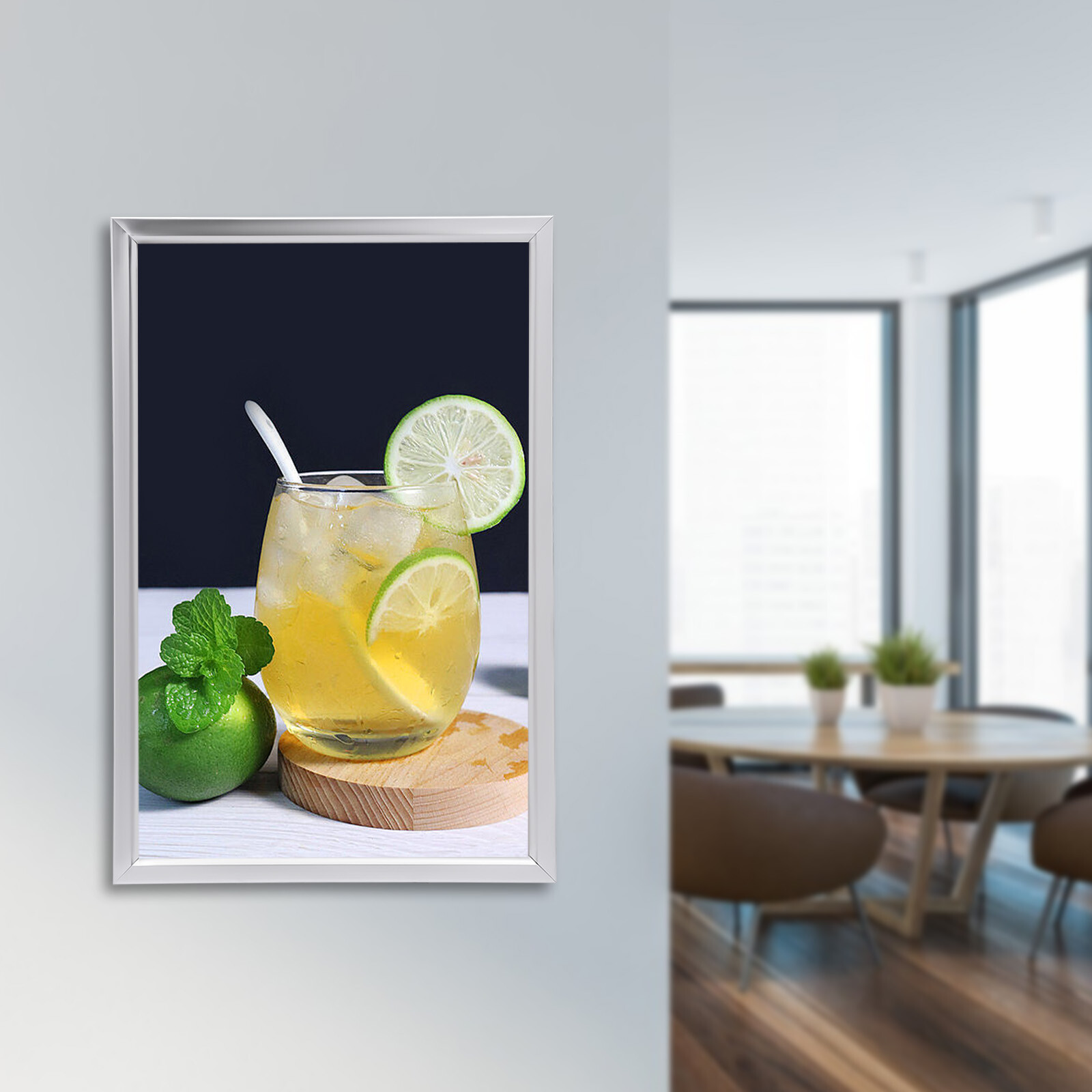 18×24″ LED Backlit Movie Poster Art Picture Frame Light Box Advertising Display