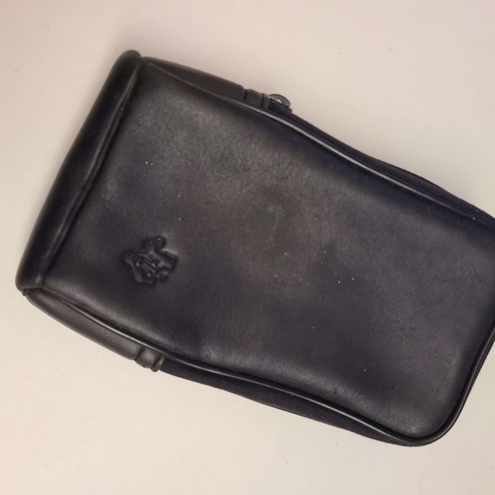 VTG Texas Instruments TI Calculator Black w/Blue Interior Zip Carry Storage Case