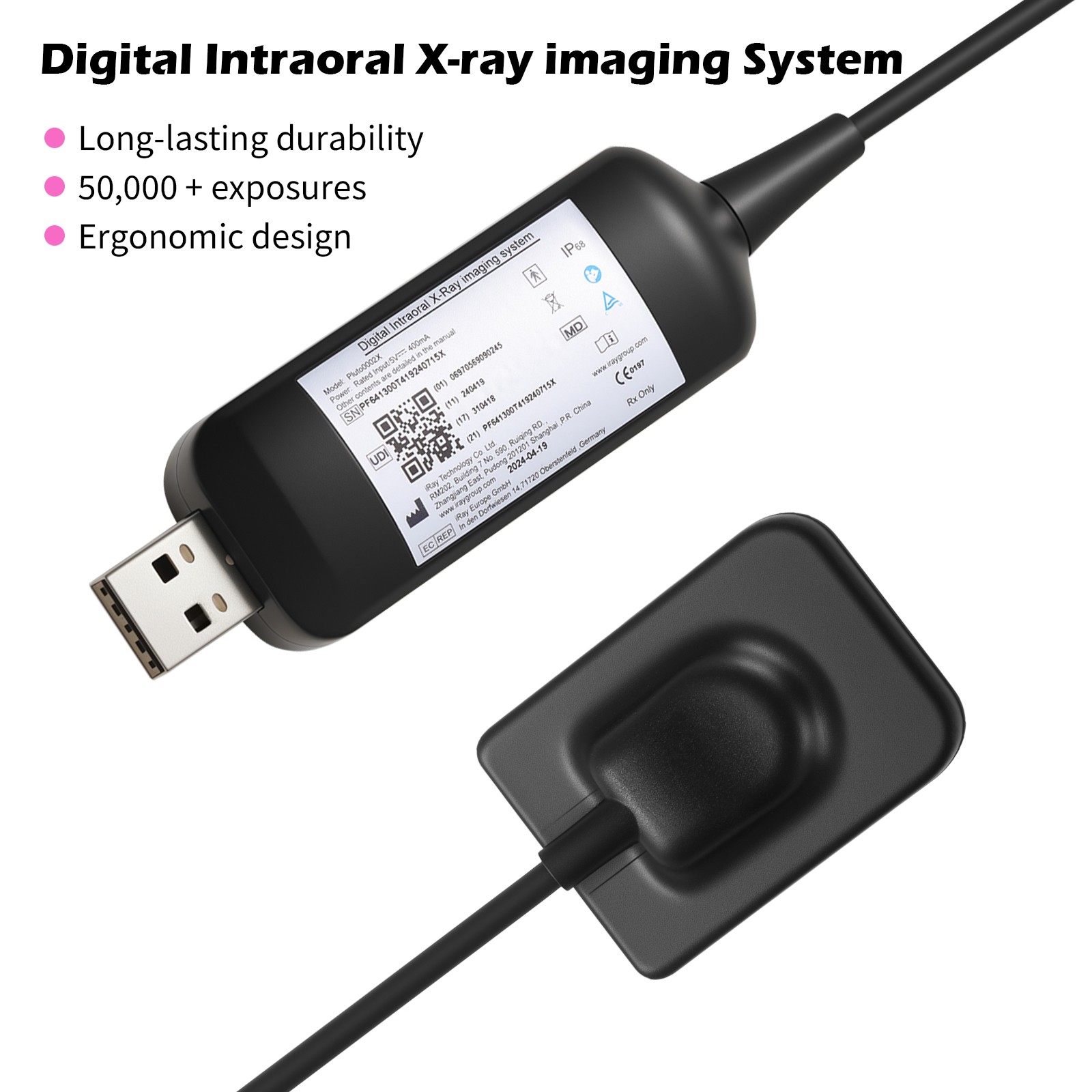 Dental X-Ray Holder Digital Xray Sensor Imaging System 2.0 Size Sensor Holder