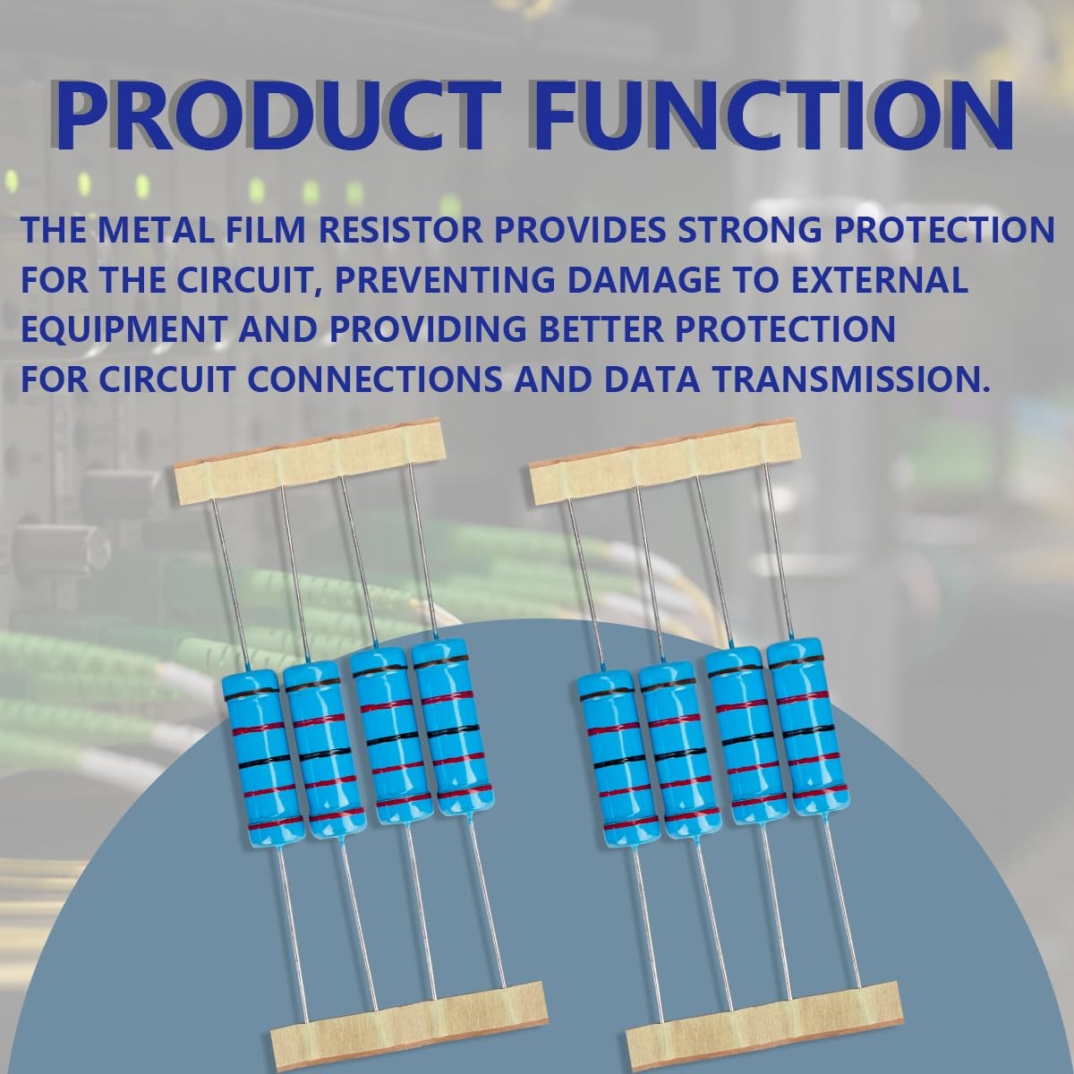 15 Pcs 5W 1 Tolerance 22K Ohm Metal Film Resistor Resistance DIY Projects and
