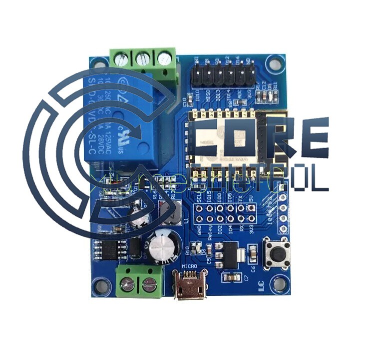 1PCS DC 5-80V Power Supply ESP8266 WIFI Relay Module ESP-12F Development Board